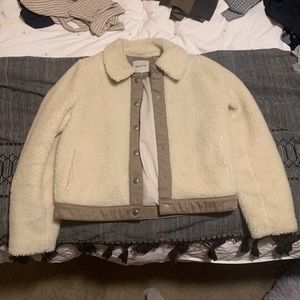 Madewell teddy jacket!